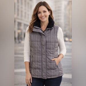 Ricki's Vest with soft faux fur collar